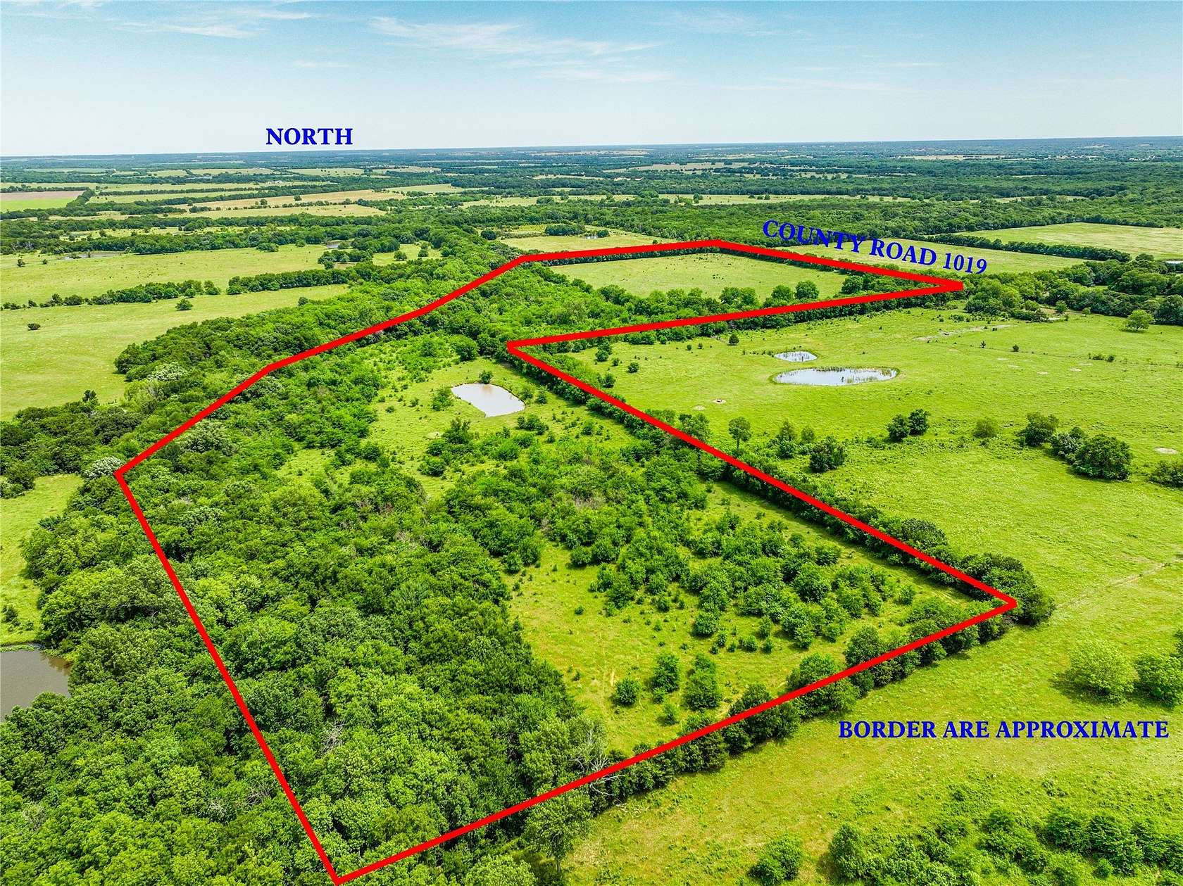 63 Acres of Land for Sale in Celeste, Texas