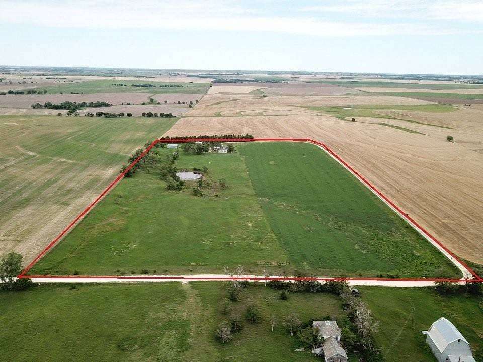 24 Acres of Land with Home for Sale in Jewell, Kansas