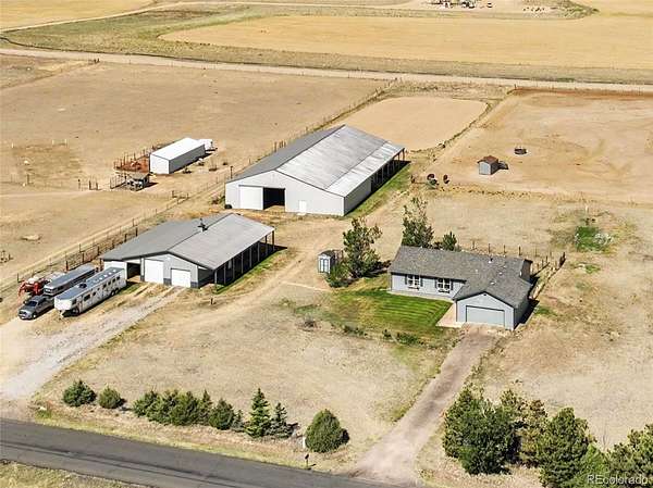 5 Acres of Land with Home for Sale in Bennett, Colorado