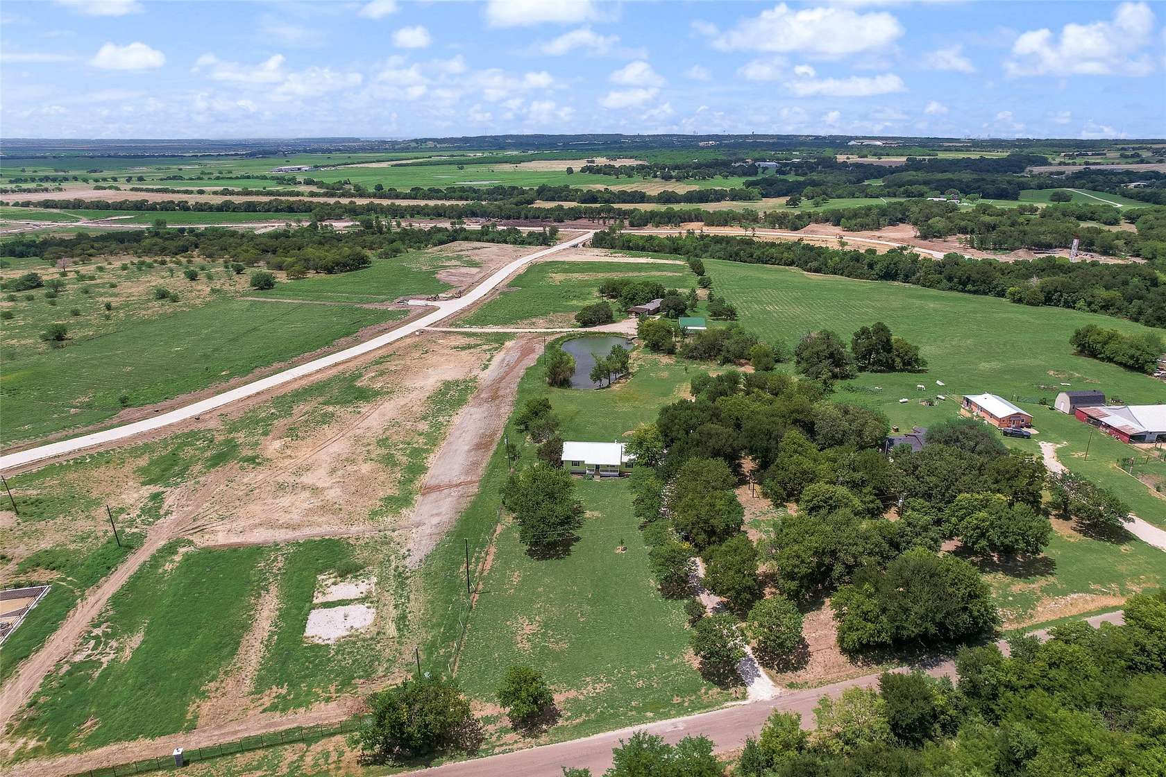 2.47 Acres of Land with Home for Sale in Waxahachie, Texas