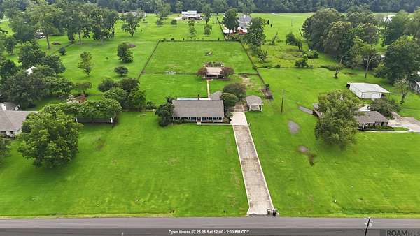 3.3 Acres of Land with Home for Sale in Zachary, Louisiana
