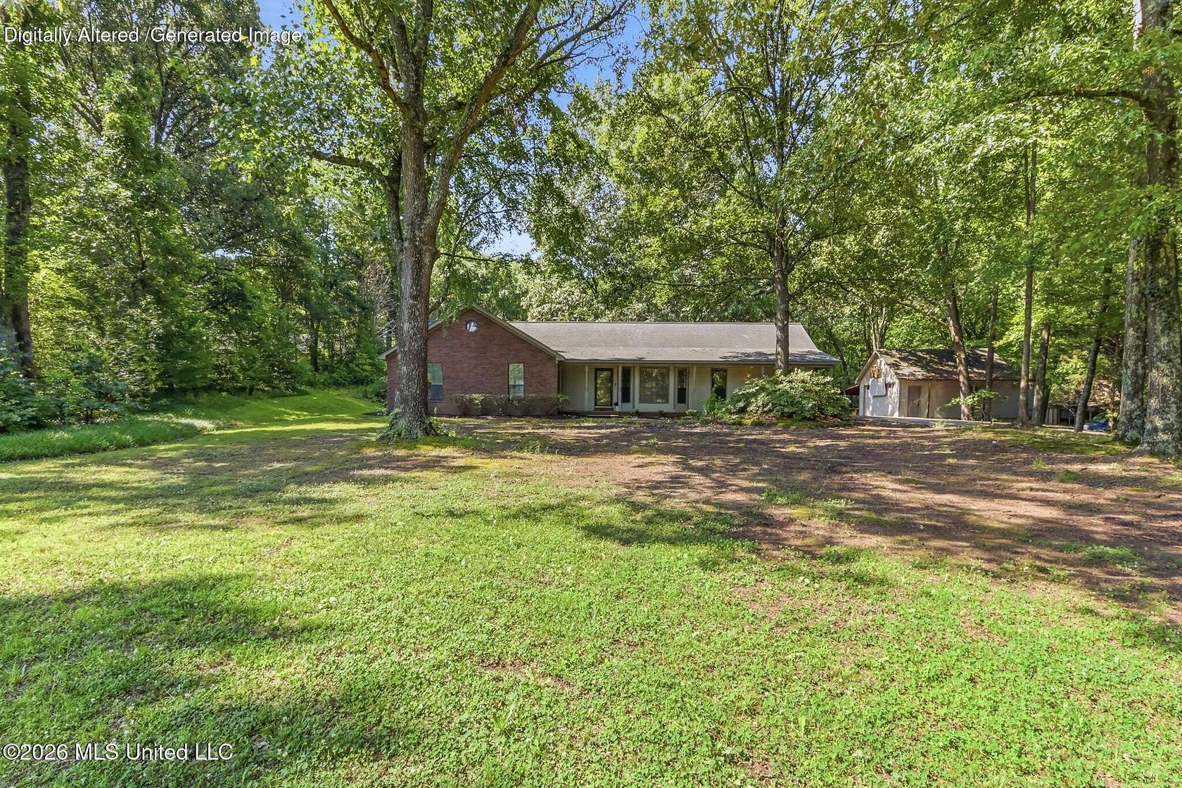 1.83 Acres of Land with Home for Sale in Olive Branch, Mississippi