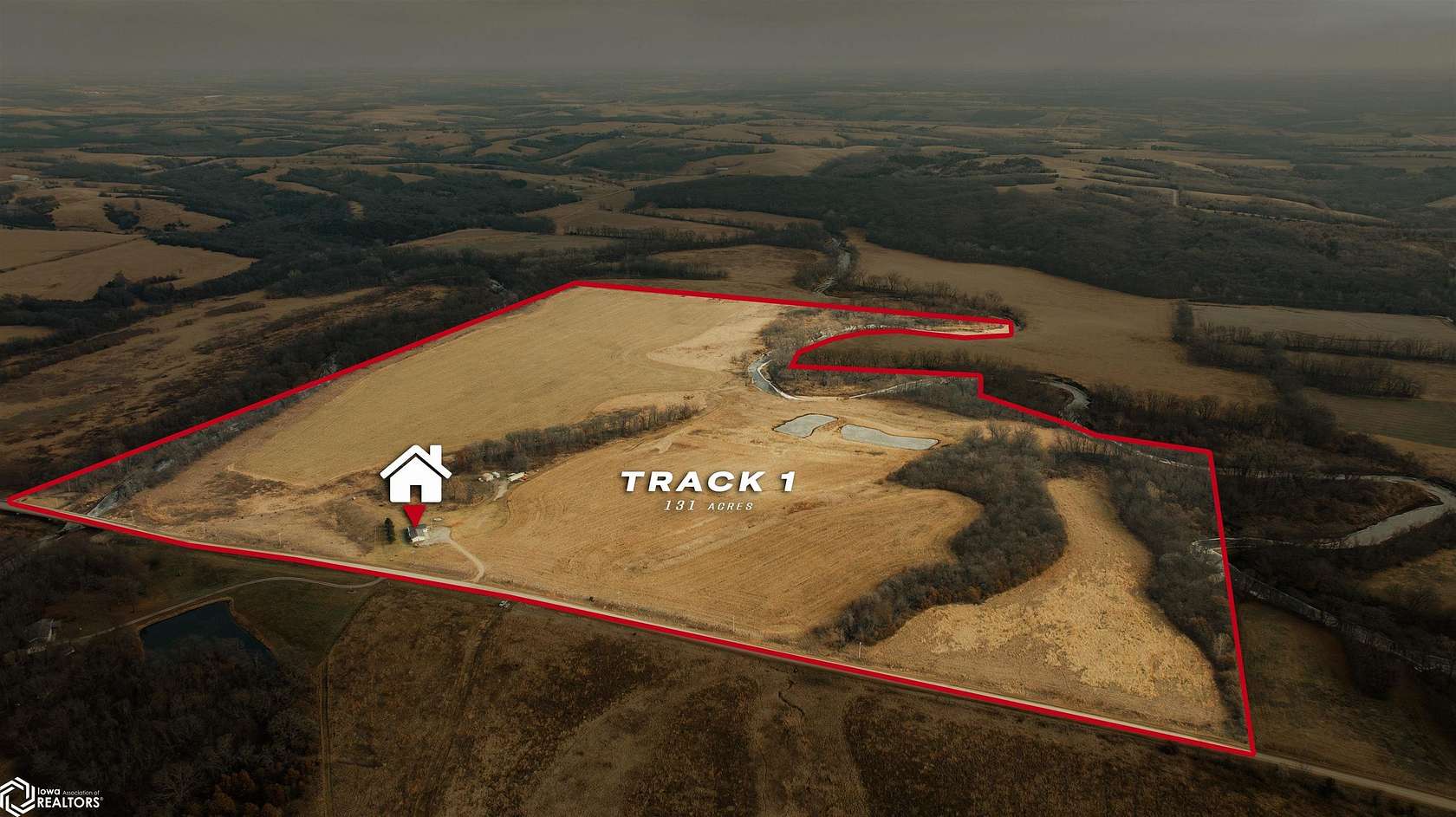 131 Acres of Land with Home for Sale in Grand River, Iowa