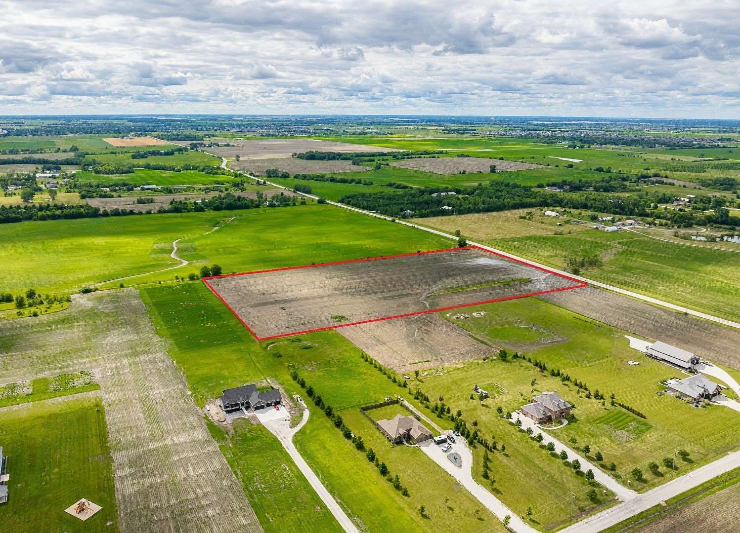 12 Acres of Land for Sale in Manhattan, Illinois