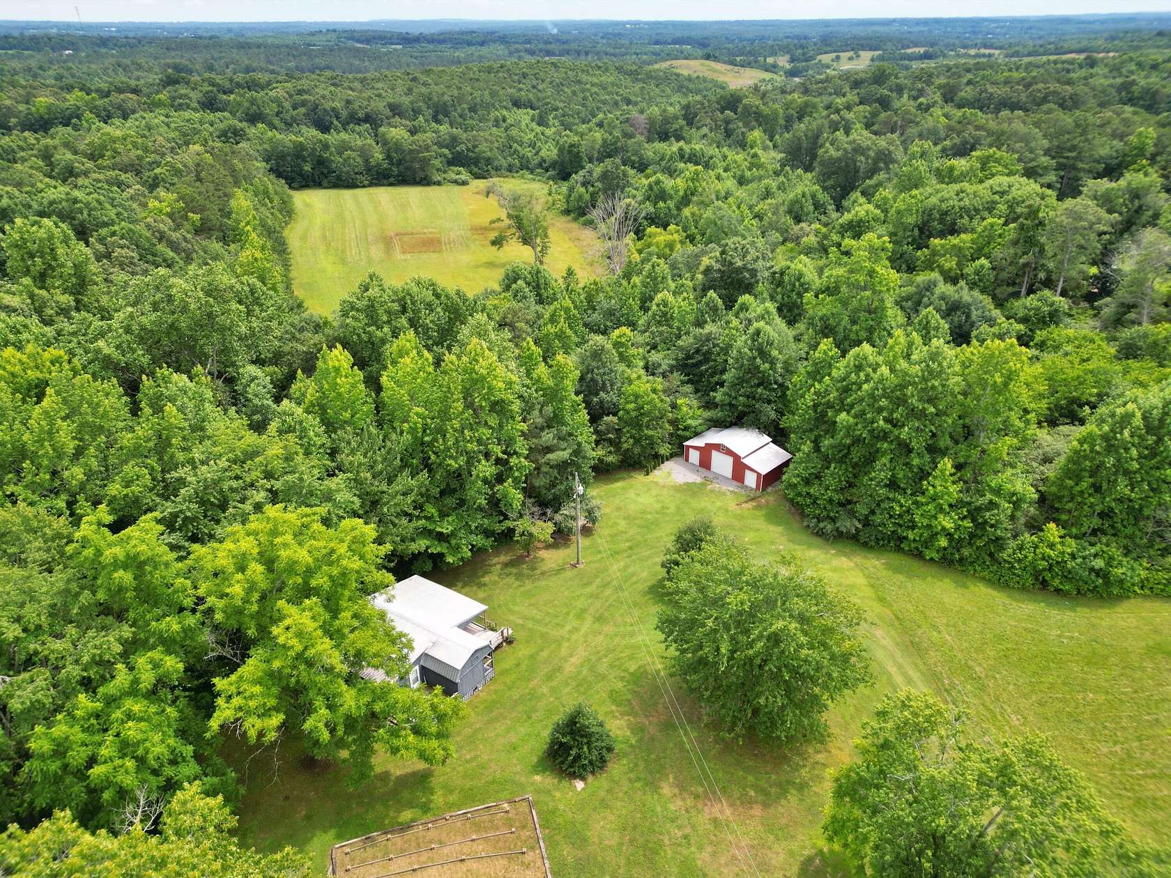 36 Acres of Land with Home for Sale in Flat Rock, Alabama