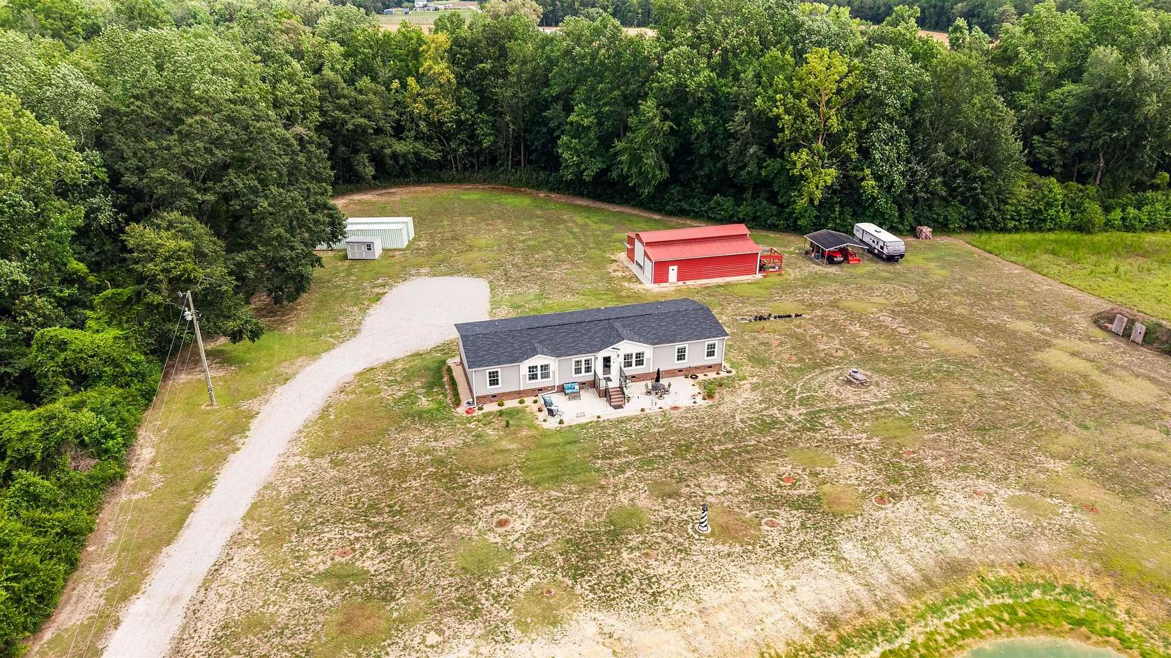 8.35 Acres of Land with Home for Sale in Johnsonville, South Carolina