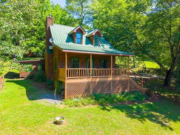 4.15 Acres of Land with Home for Sale in Franklin, North Carolina