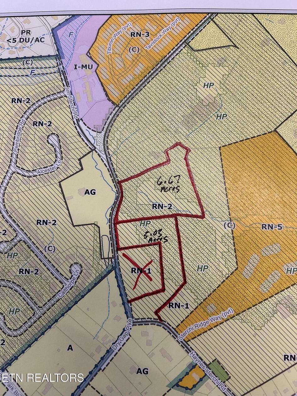 11.7 Acres of Land for Sale in Knoxville, Tennessee