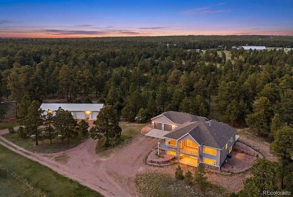 37.6 Acres of Agricultural Land with Home for Sale in Colorado Springs, Colorado