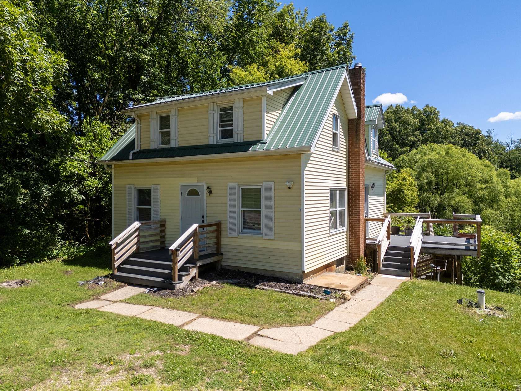 1.5 Acres of Land with Home for Sale in Berrien Springs, Michigan