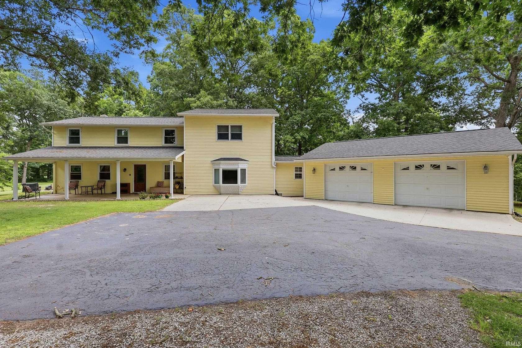 8.22 Acres of Land with Home for Sale in Laotto, Indiana