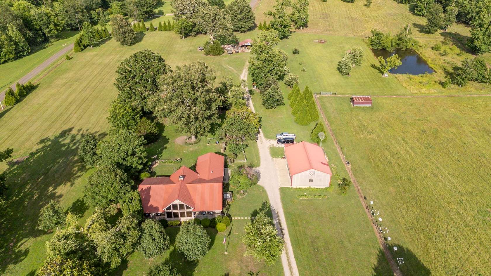 16 Acres of Land with Home for Sale in Savannah, Tennessee