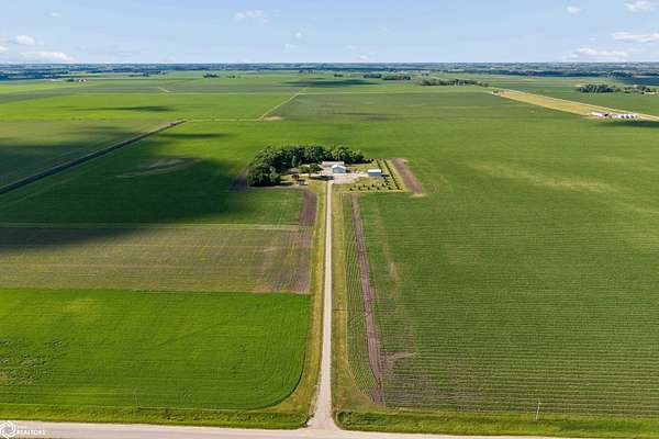 10 Acres of Recreational Land with Home for Sale in Mason City, Iowa
