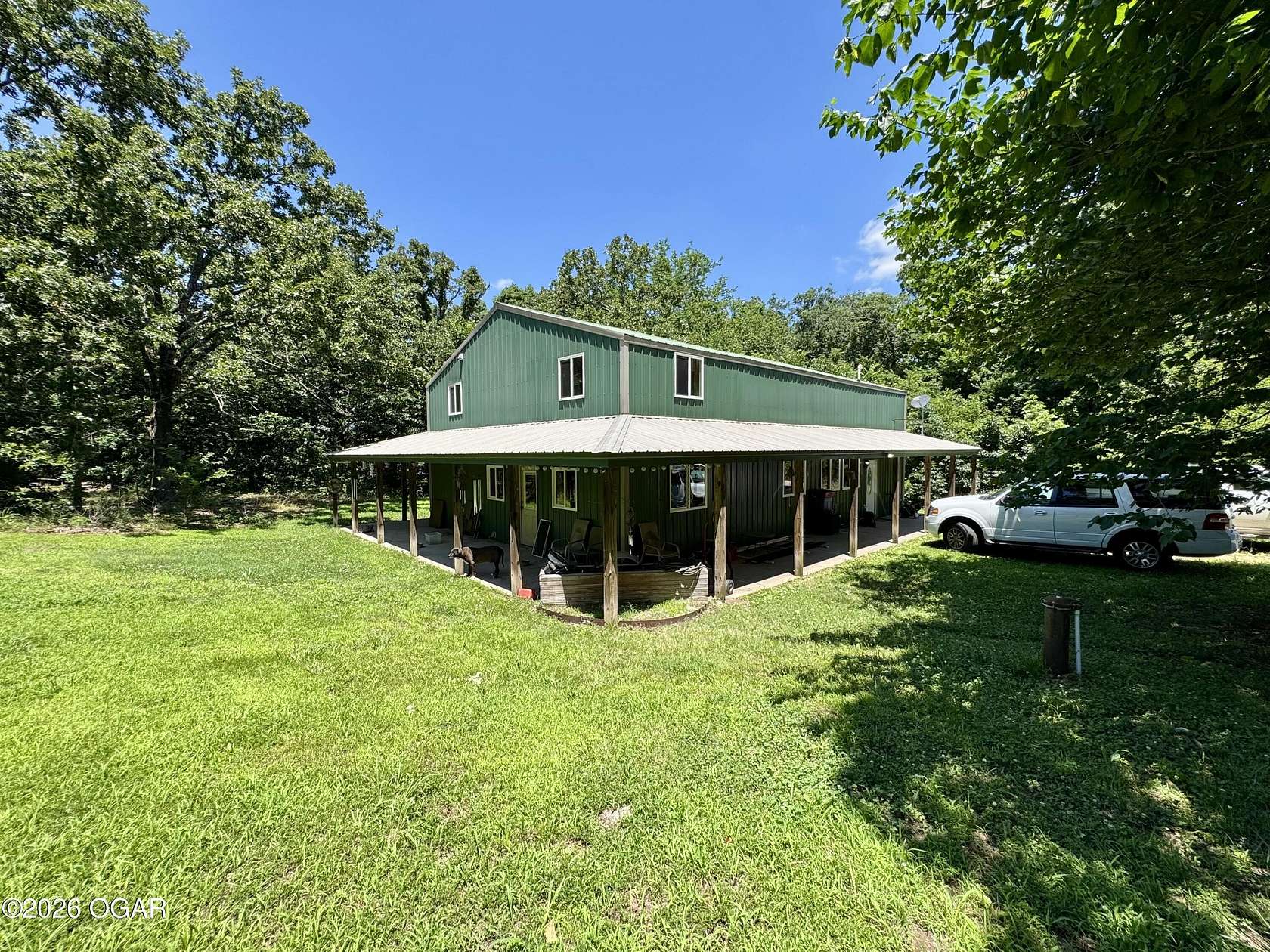 20.6 Acres of Recreational Land with Home for Sale in Goodman, Missouri
