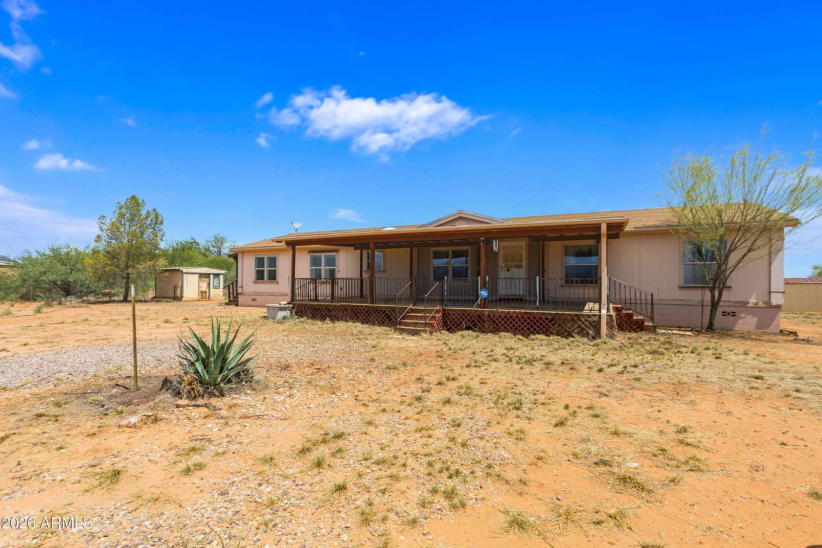2 Acres of Land with Home for Sale in Huachuca City, Arizona