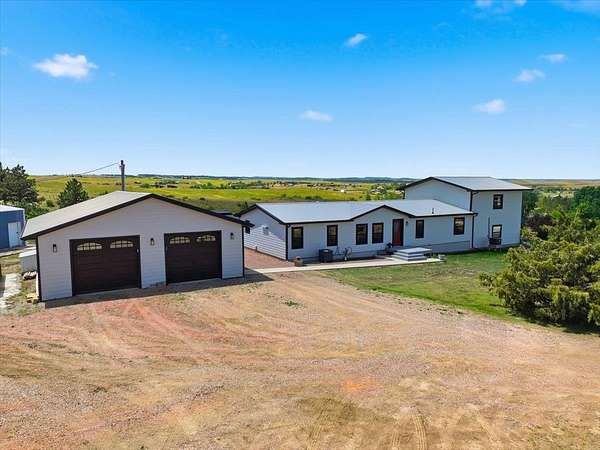 5.66 Acres of Land with Home for Sale in Belle Fourche, South Dakota