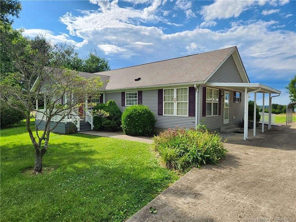 1.5 Acres of Land with Home for Sale in Old Pekin, Indiana