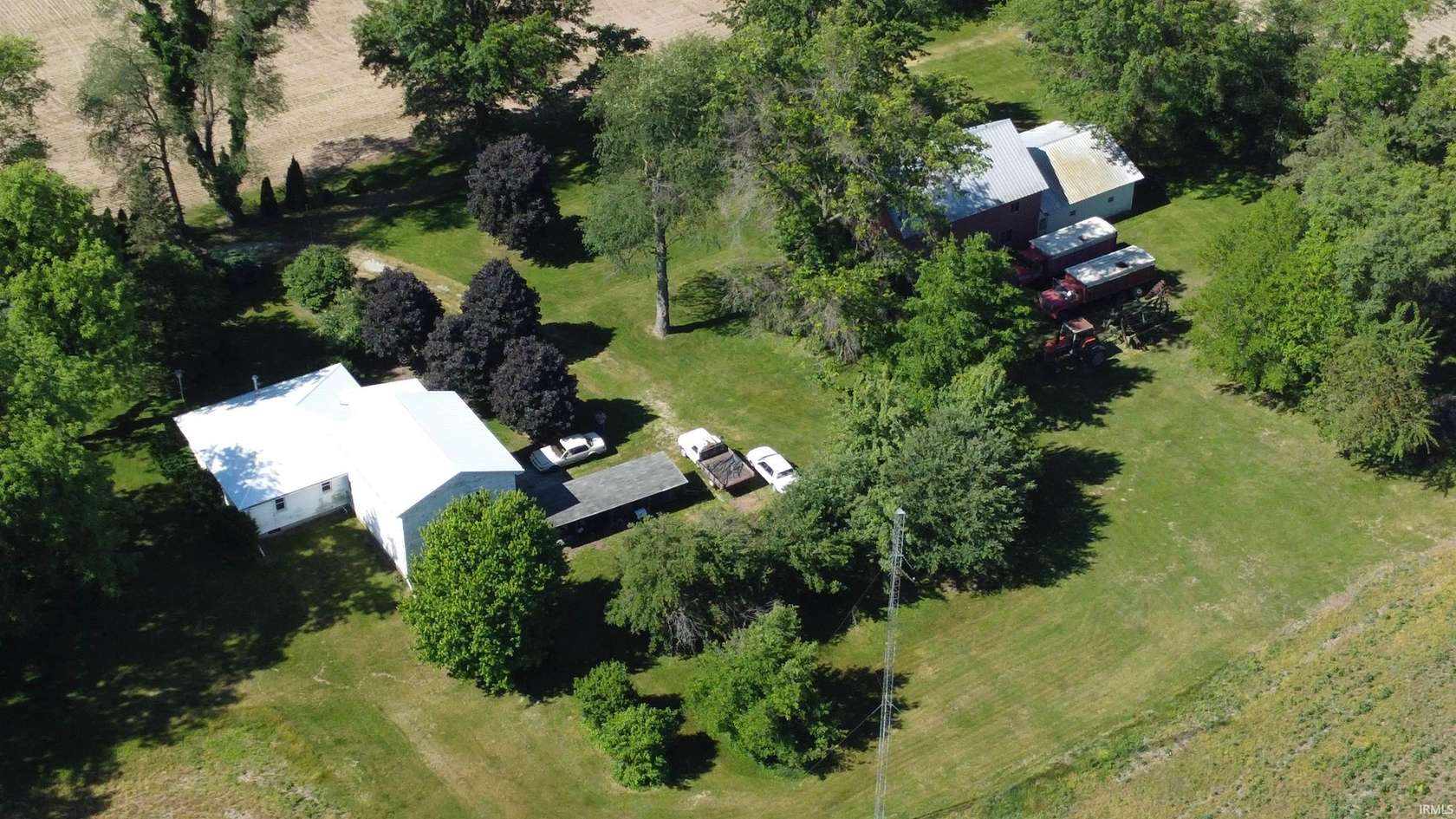 23.6 Acres of Land with Home for Auction in Kewanna, Indiana