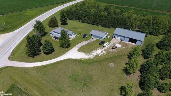 8.59 Acres of Land with Home for Sale in Mediapolis, Iowa