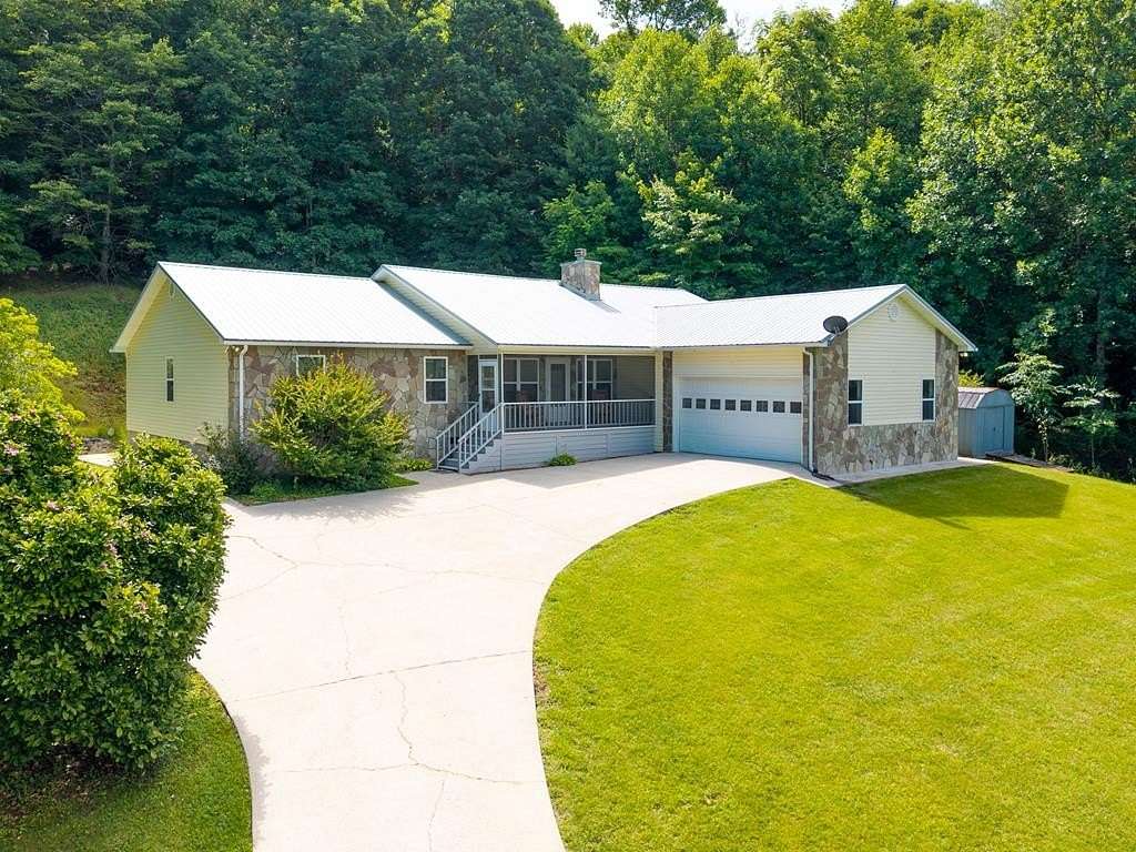 8.1 Acres of Land with Home for Sale in Hiawassee, Georgia