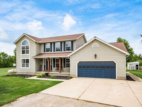 6.6 Acres of Land with Home for Sale in Marysville, Ohio