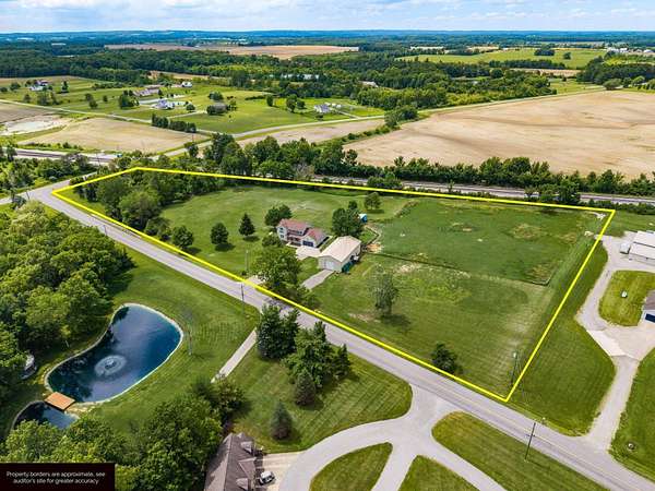 6.6 Acres of Land with Home for Sale in Marysville, Ohio