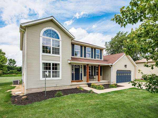 6.6 Acres of Land with Home for Sale in Marysville, Ohio