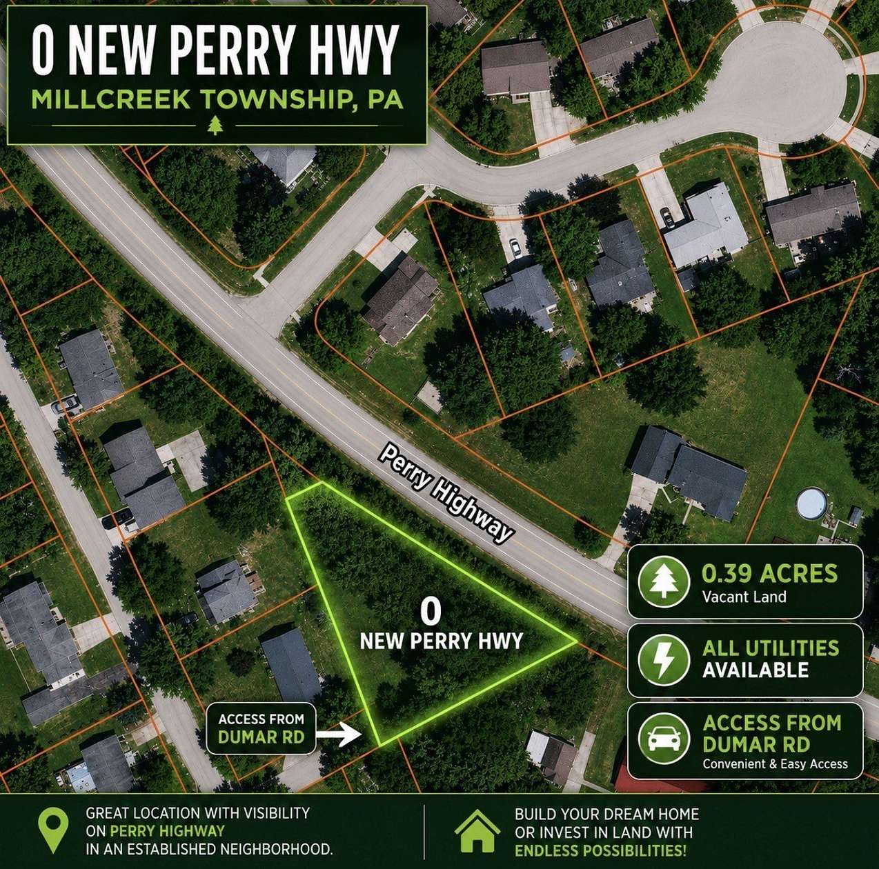 0.39 Acres of Residential Land for Sale in Erie, Pennsylvania