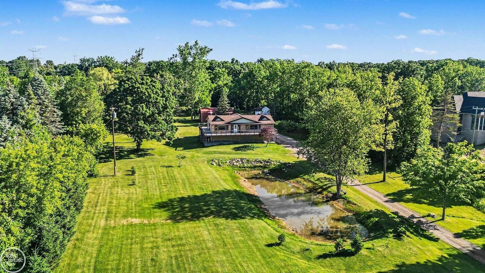 3.1 Acres of Land with Home for Sale in Leonard, Michigan