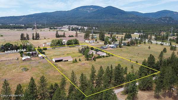 4.82 Acres of Land with Home for Sale in Rathdrum, Idaho