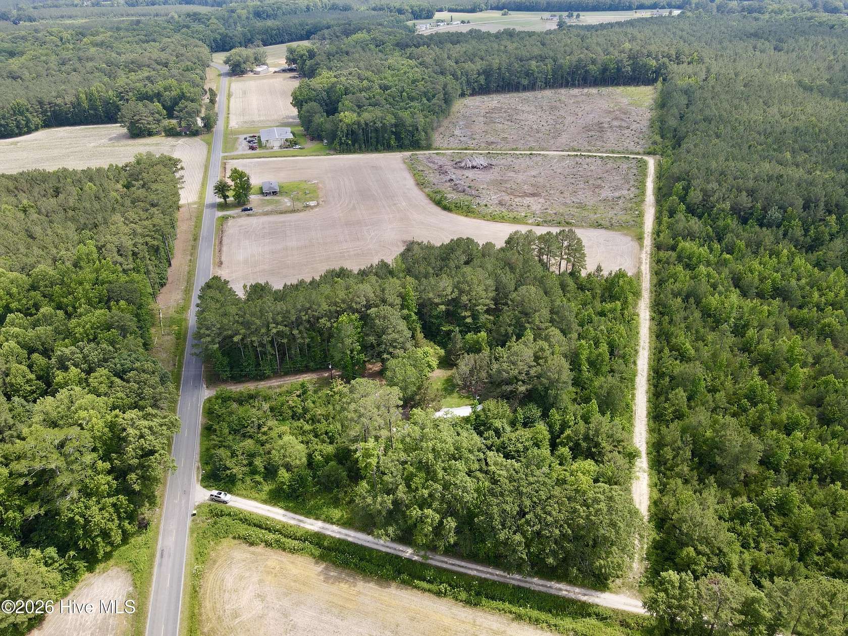23.5 Acres of Agricultural Land with Home for Sale in Williamston, North Carolina