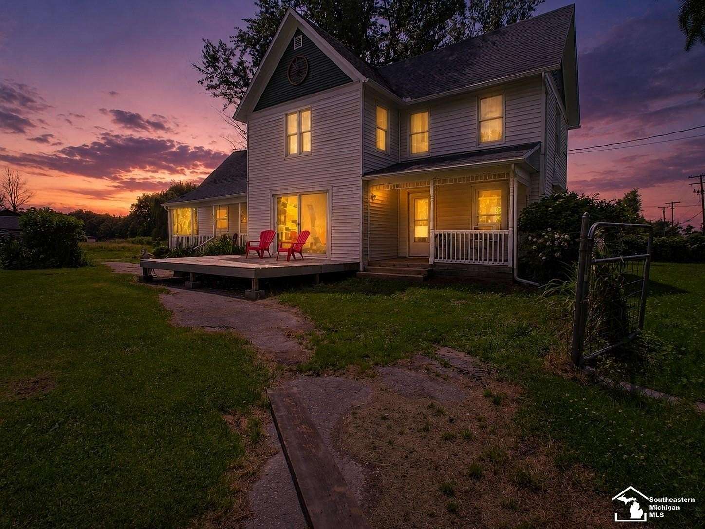 10 Acres of Land with Home for Sale in Milan, Michigan