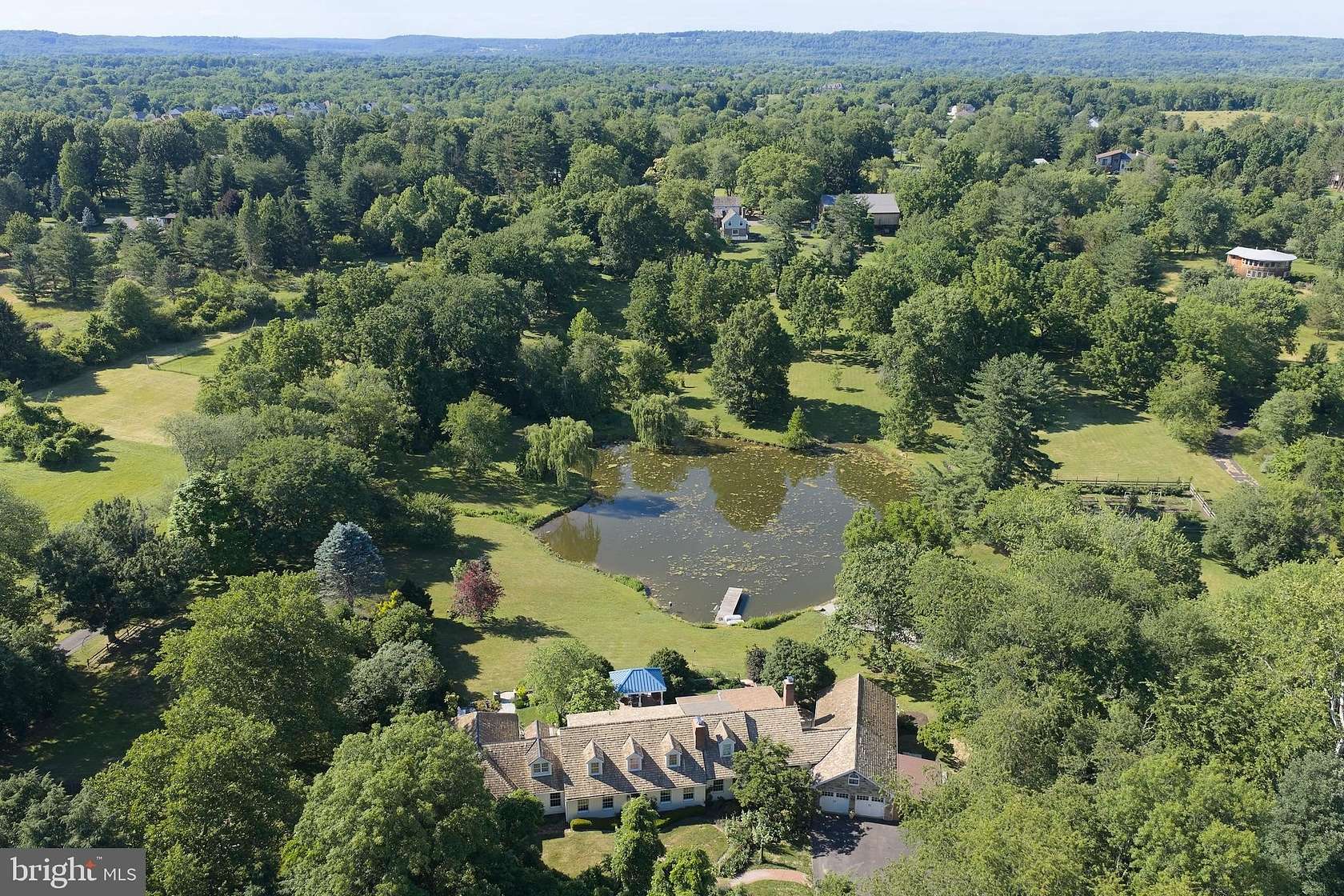 6 Acres of Land with Home for Sale in Washington Crossing, Pennsylvania