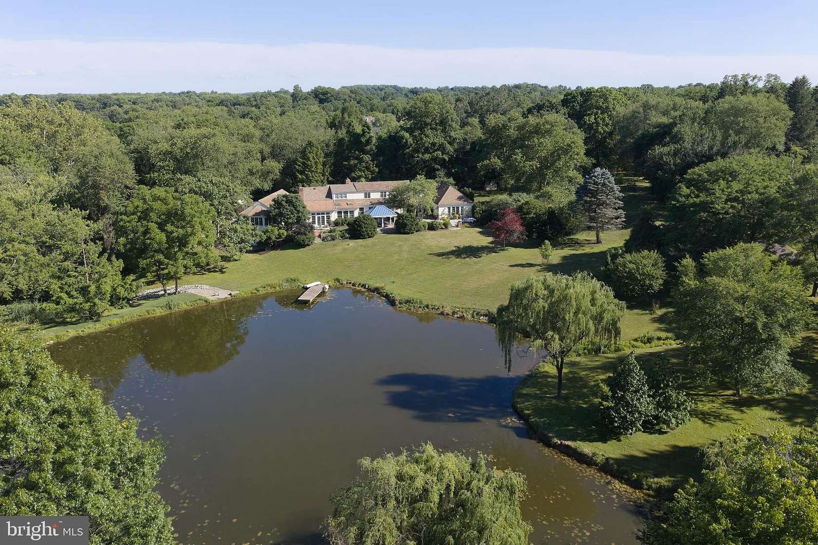 6 Acres of Land with Home for Sale in Washington Crossing, Pennsylvania