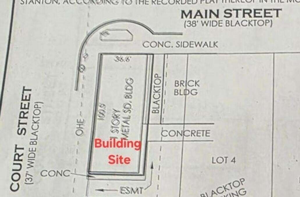 0.09 Acres of Commercial Land for Sale in Stanton, Michigan