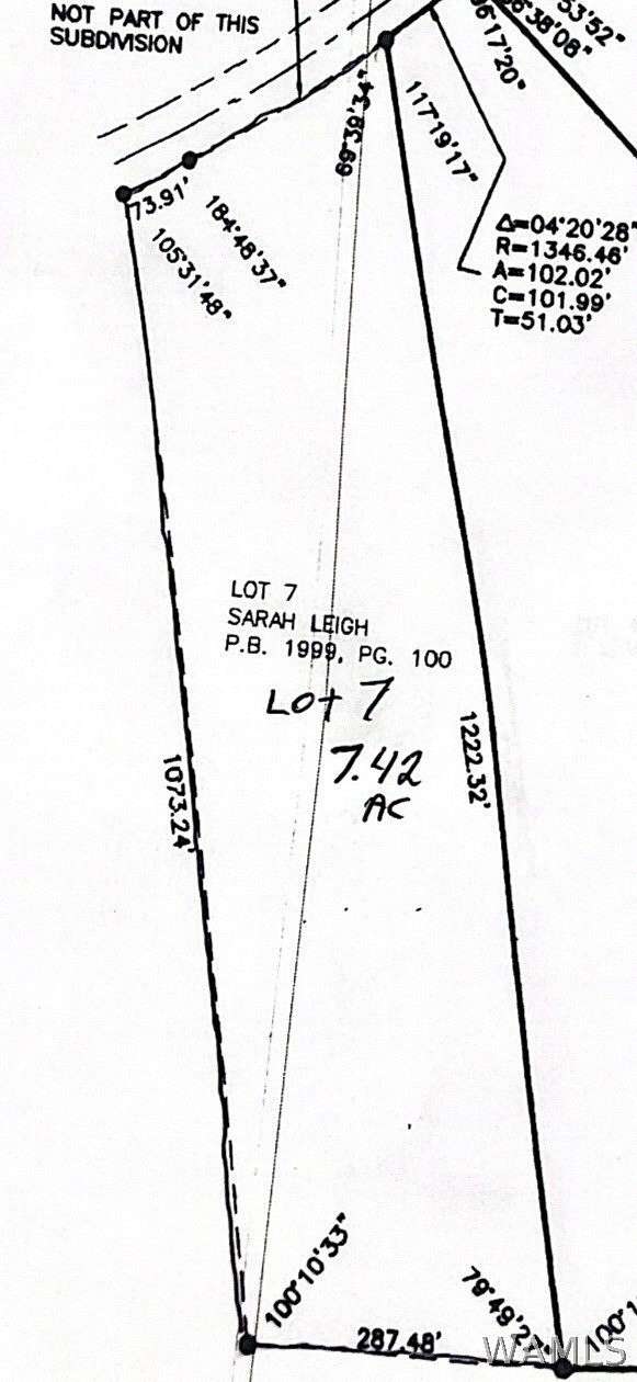 7.42 Acres of Residential Land for Sale in Coker, Alabama