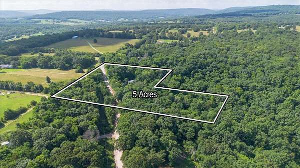 5 Acres of Land with Home for Sale in Prairie Grove, Arkansas