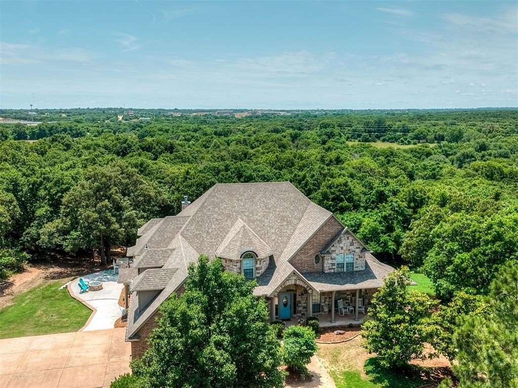 5.76 Acres of Land with Home for Sale in Edmond, Oklahoma