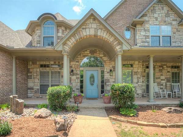 5.76 Acres of Land with Home for Sale in Edmond, Oklahoma