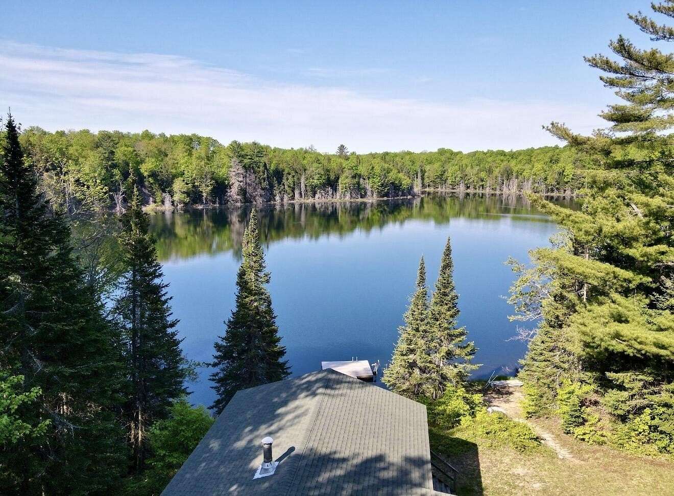 88 Acres of Recreational Land with Home for Sale in McMillan, Michigan