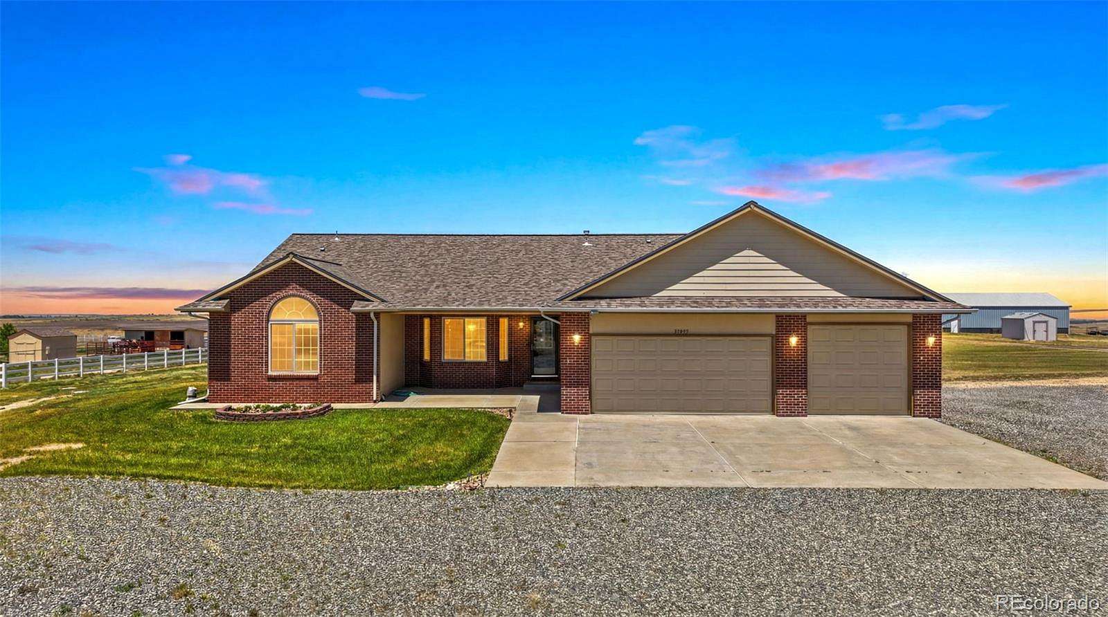 2.5 Acres of Land with Home for Sale in Keenesburg, Colorado