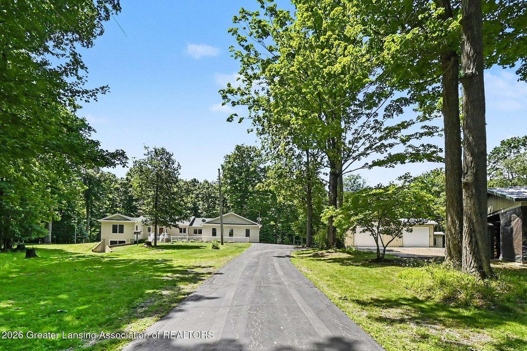 15 Acres of Recreational Land with Home for Sale in Woodland, Michigan