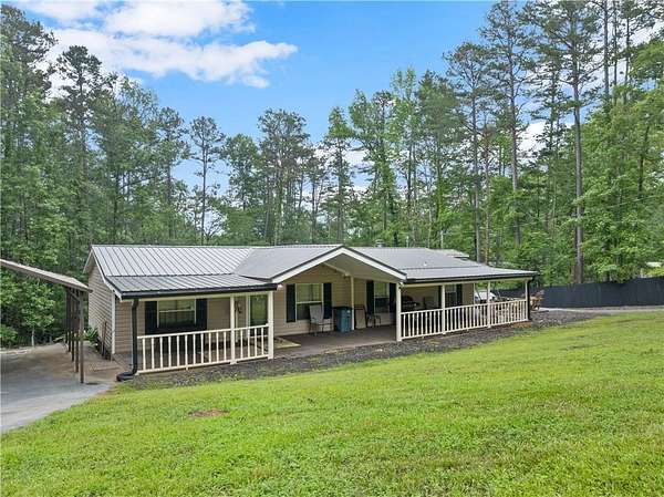 8.43 Acres of Land with Home for Sale in Martin, Georgia