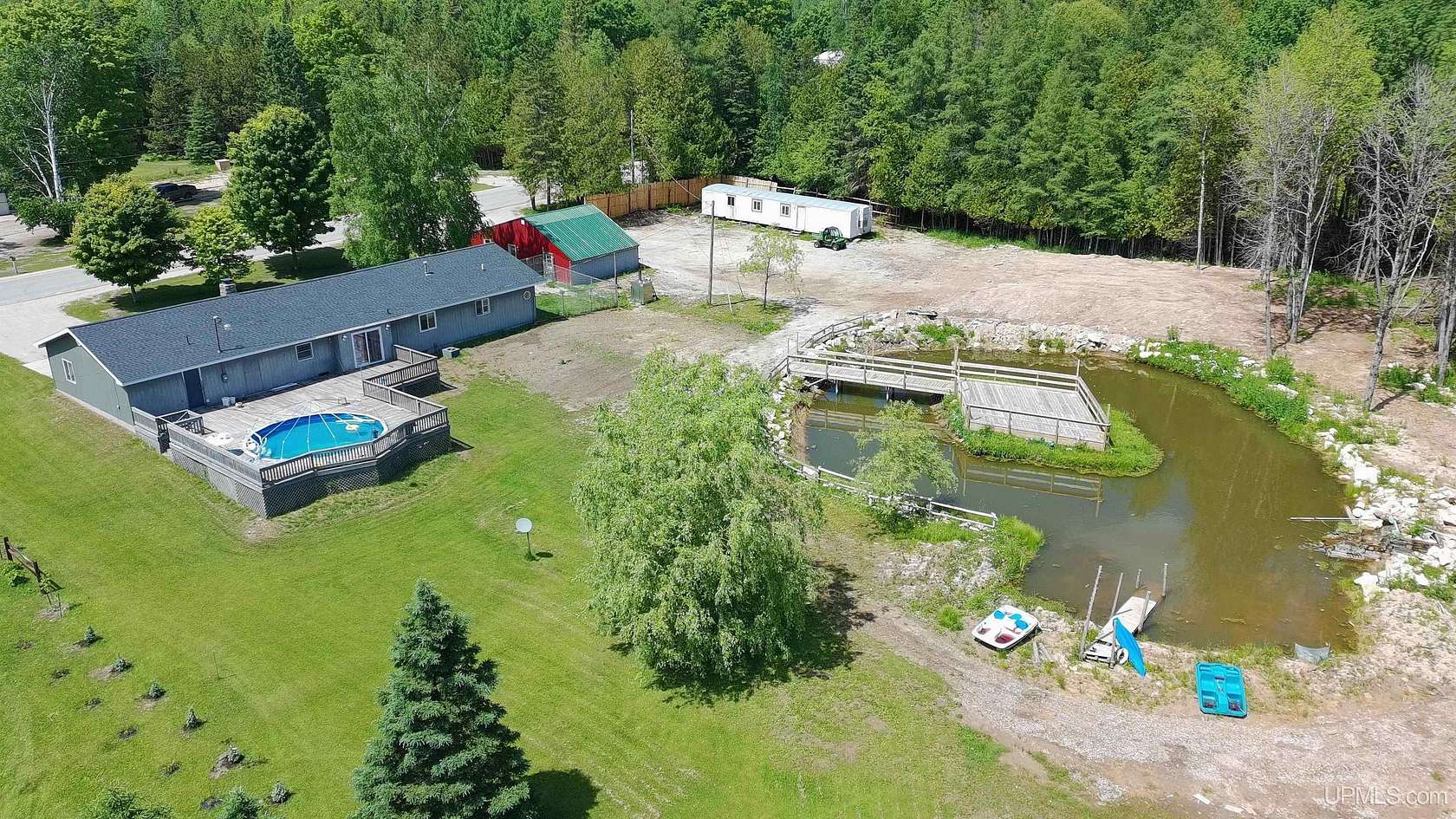1.5 Acres of Land with Home for Sale in Manistique, Michigan
