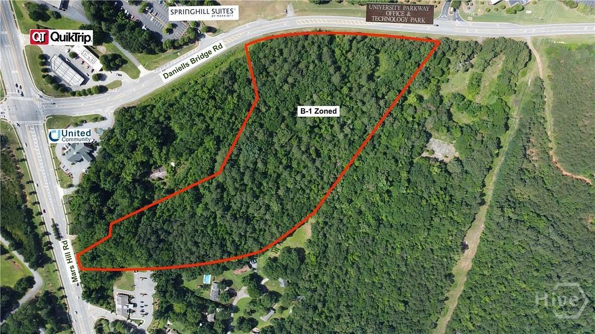 13.9 Acres of Commercial Land for Sale in Watkinsville, Georgia
