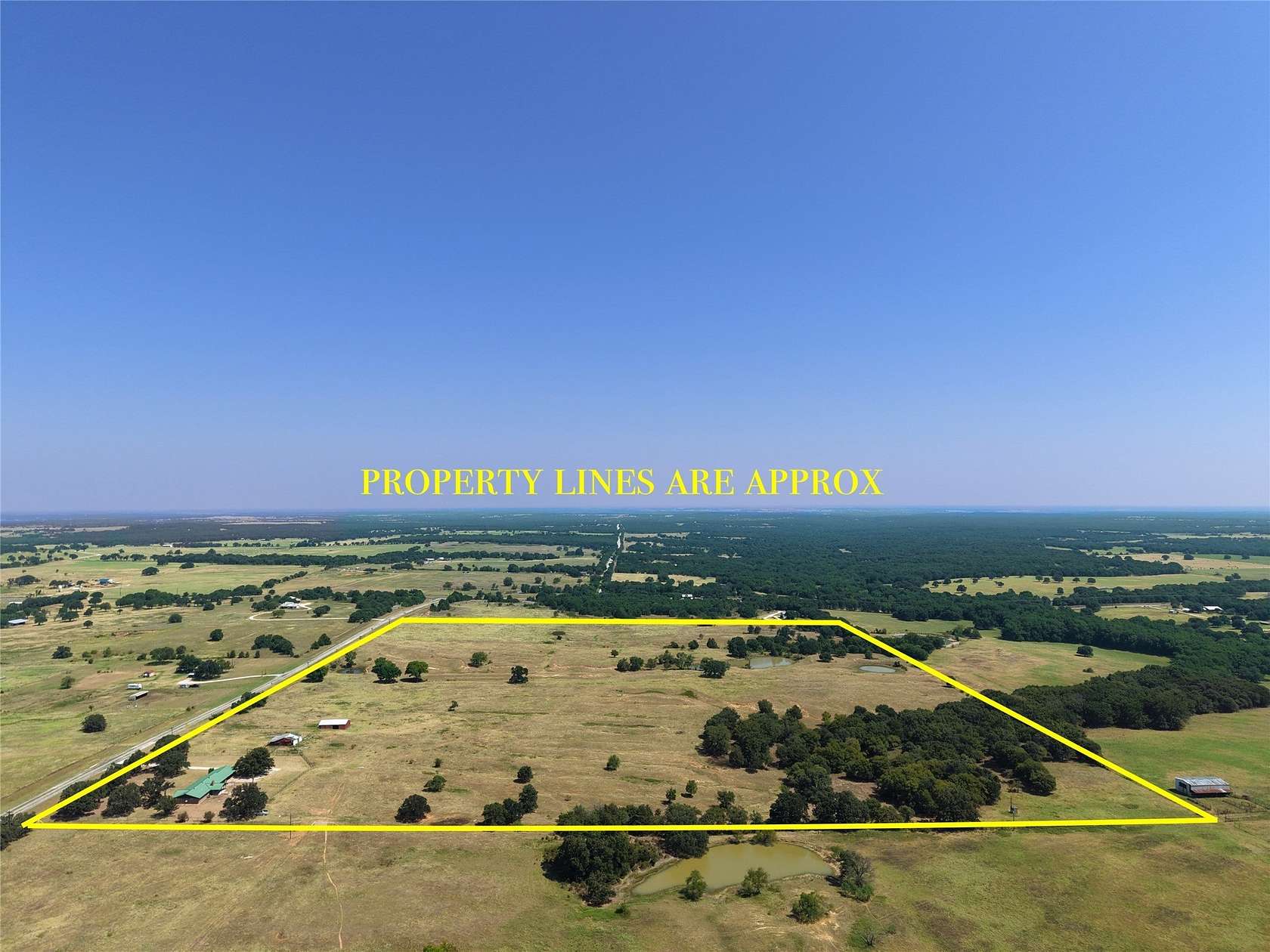 44.5 Acres of Agricultural Land with Home for Sale in Nocona, Texas
