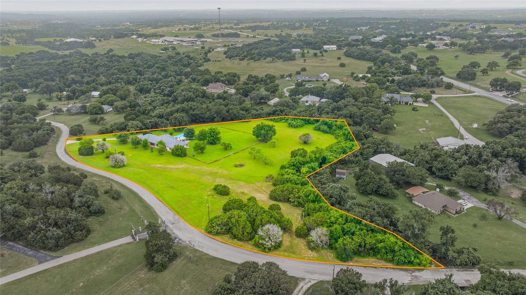 5.3 Acres of Land with Home for Sale in Weatherford, Texas