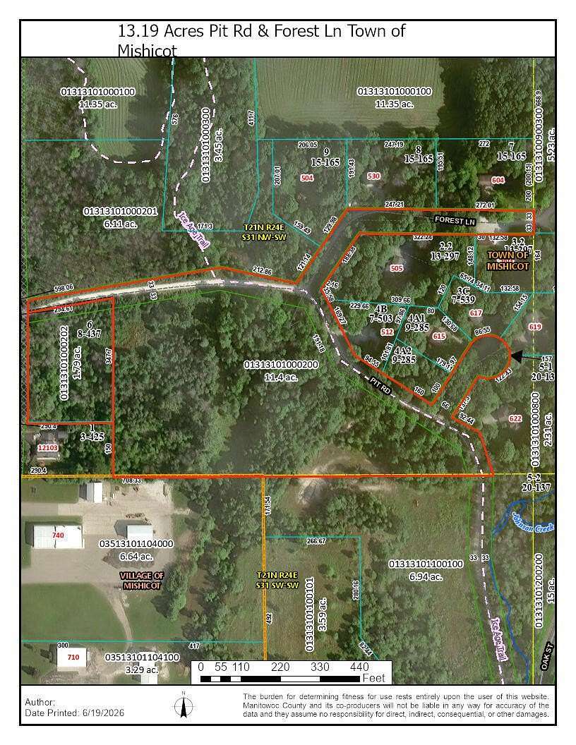 13.2 Acres of Land for Sale in Mishicot, Wisconsin