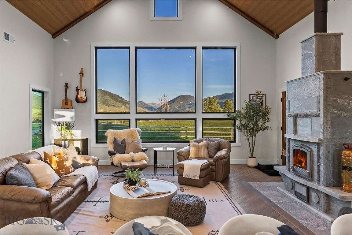 5 Acres of Land with Home for Sale in Livingston, Montana