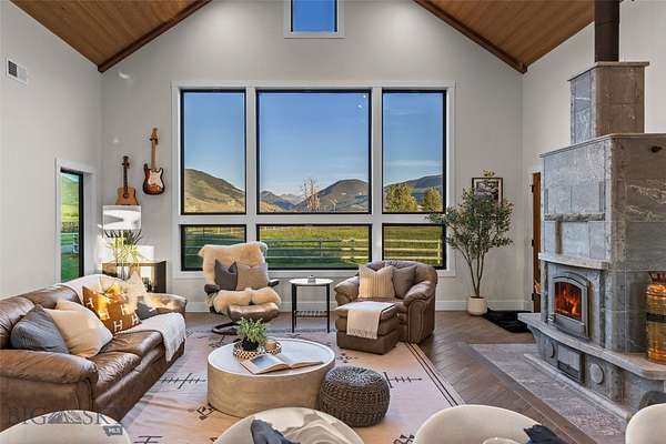 5 Acres of Land with Home for Sale in Livingston, Montana